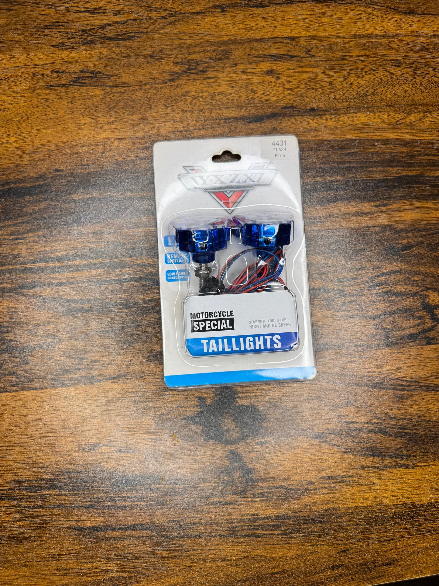 Flash Blue Motorcycle LED Starlights – Pack of Two