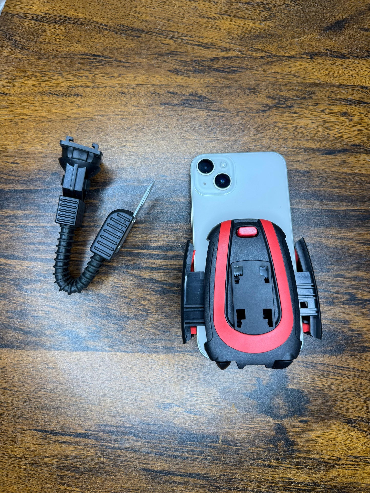 Universal Motorcycle & Bike Phone Holder Mount – Adjustable Handlebar Cradle with 360° Rotation