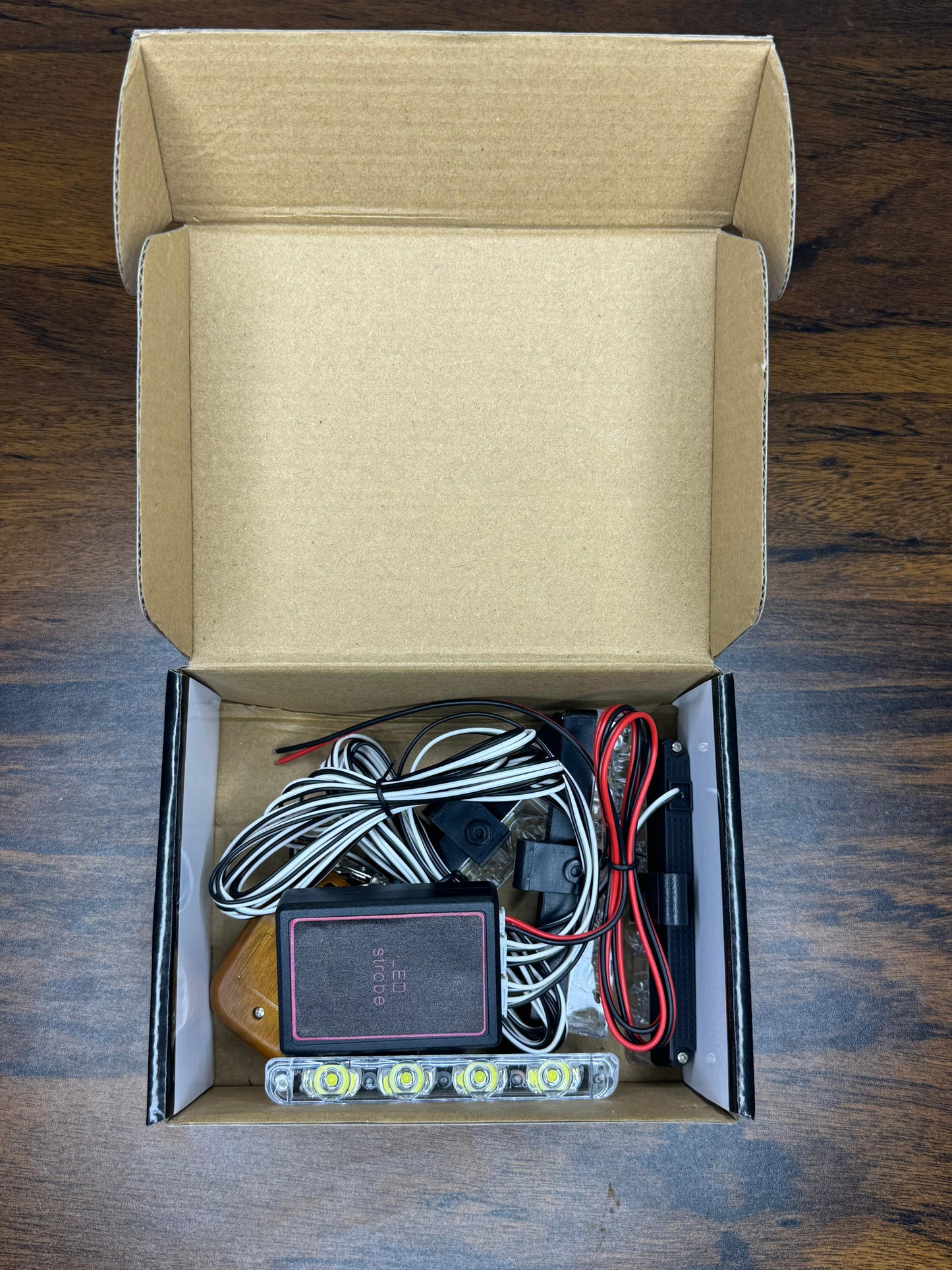 Car Safety Driving Upgrade Modification Kit – 16 Flash Mode LED Warning System