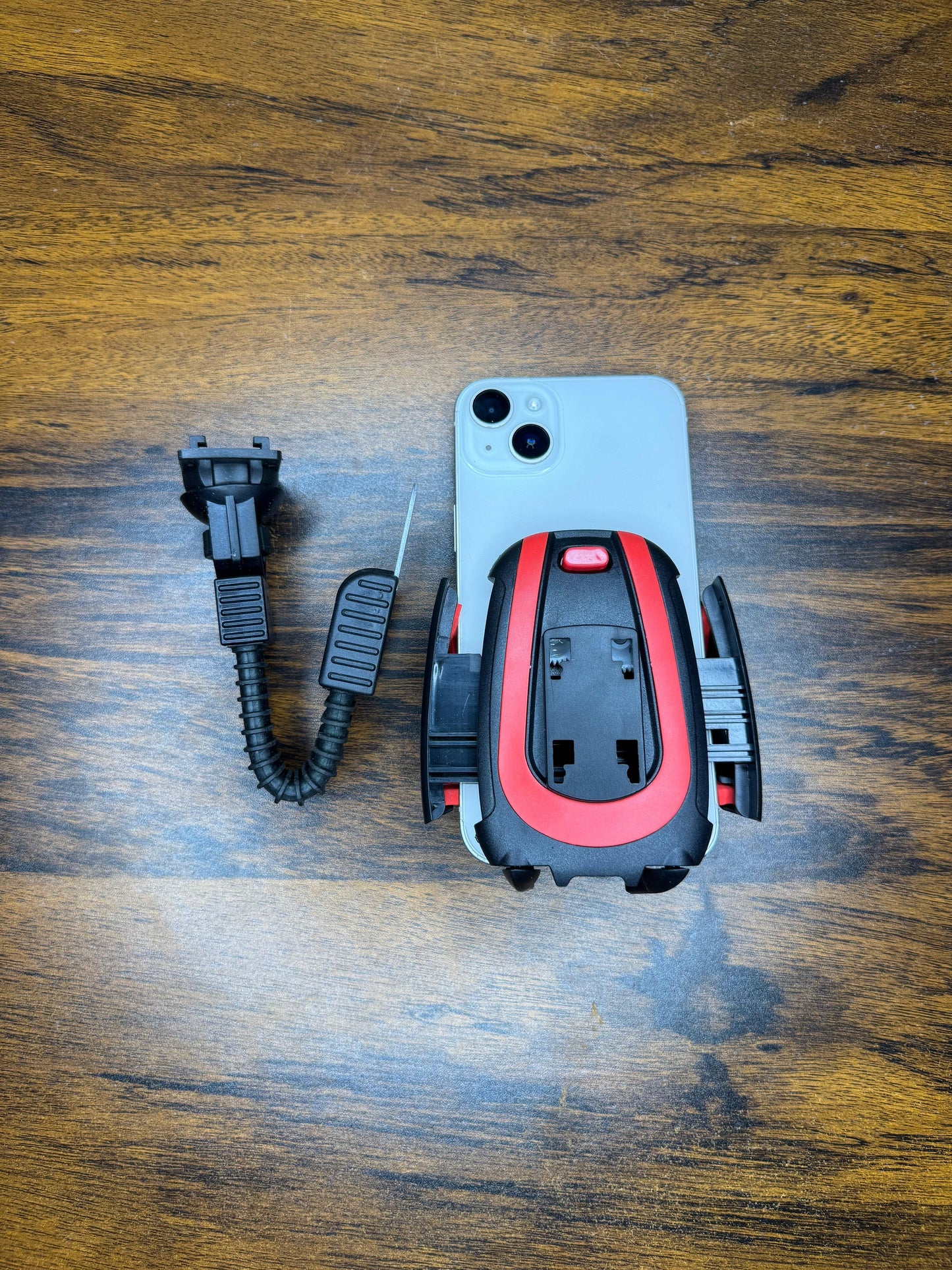 Universal Motorcycle & Bike Phone Holder Mount – Adjustable Handlebar Cradle with 360° Rotation