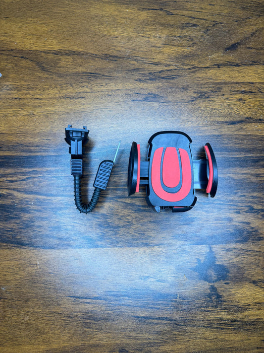 Universal Motorcycle & Bike Phone Holder Mount – Adjustable Handlebar Cradle with 360° Rotation