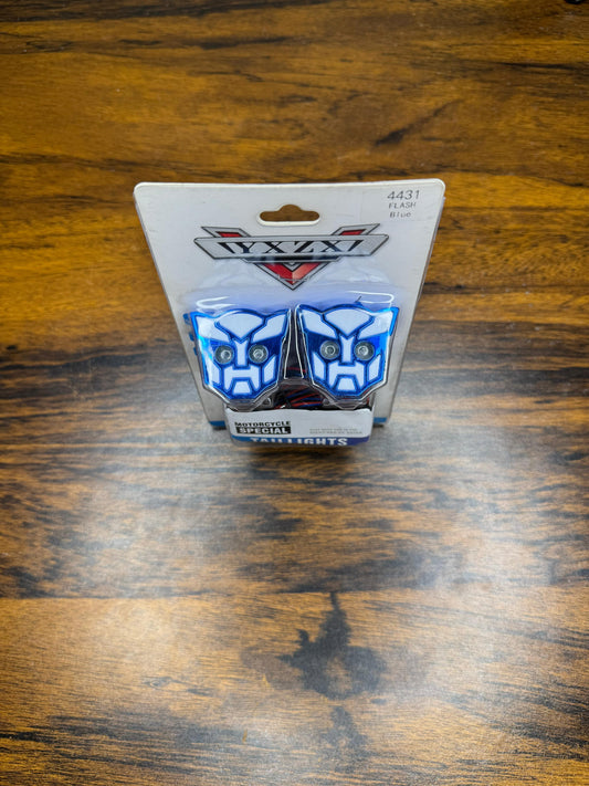Flash Blue Motorcycle LED Starlights – Pack of Two