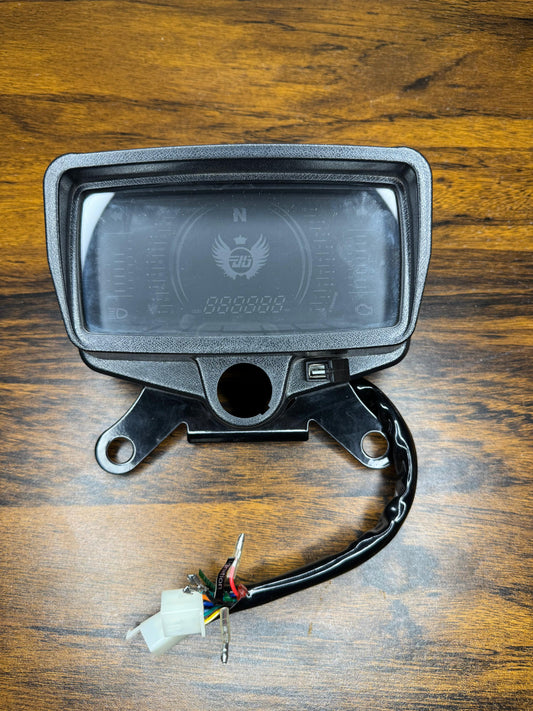 Digital Motorcycle Speedometer Dashboard – LCD Odometer with Gear Indicator