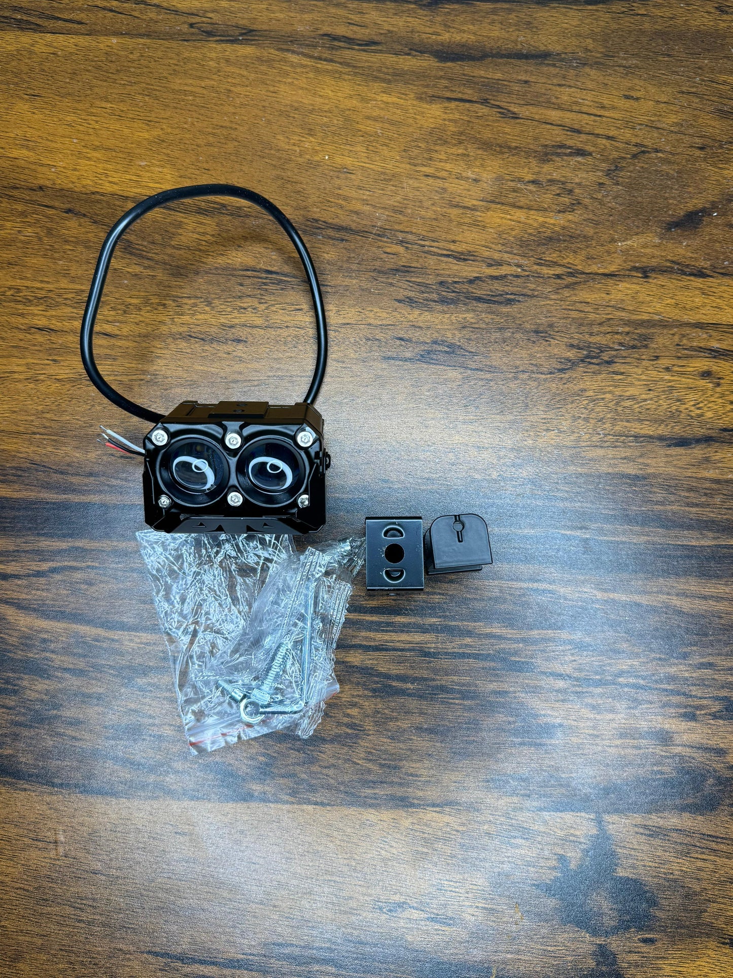 PROMOTO Dual Lens LED Motorcycle Headlight  – Ultra Bright, Waterproof, Easy Install
